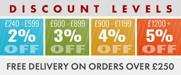 Unbeatable Trade Prices We already offer some of the lowest trade prices in the UK, but you can benefit further still with various Volume or Pre-Book discounts. Unbeatable Trade Prices We already offer some of the lowest trade prices in the UK, but you can benefit further still with various Volume or Pre-Book discounts.